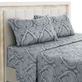 Gold Embroidered Lace Bed Skirt - Quilted Thick Anti-Slip Bedspread
