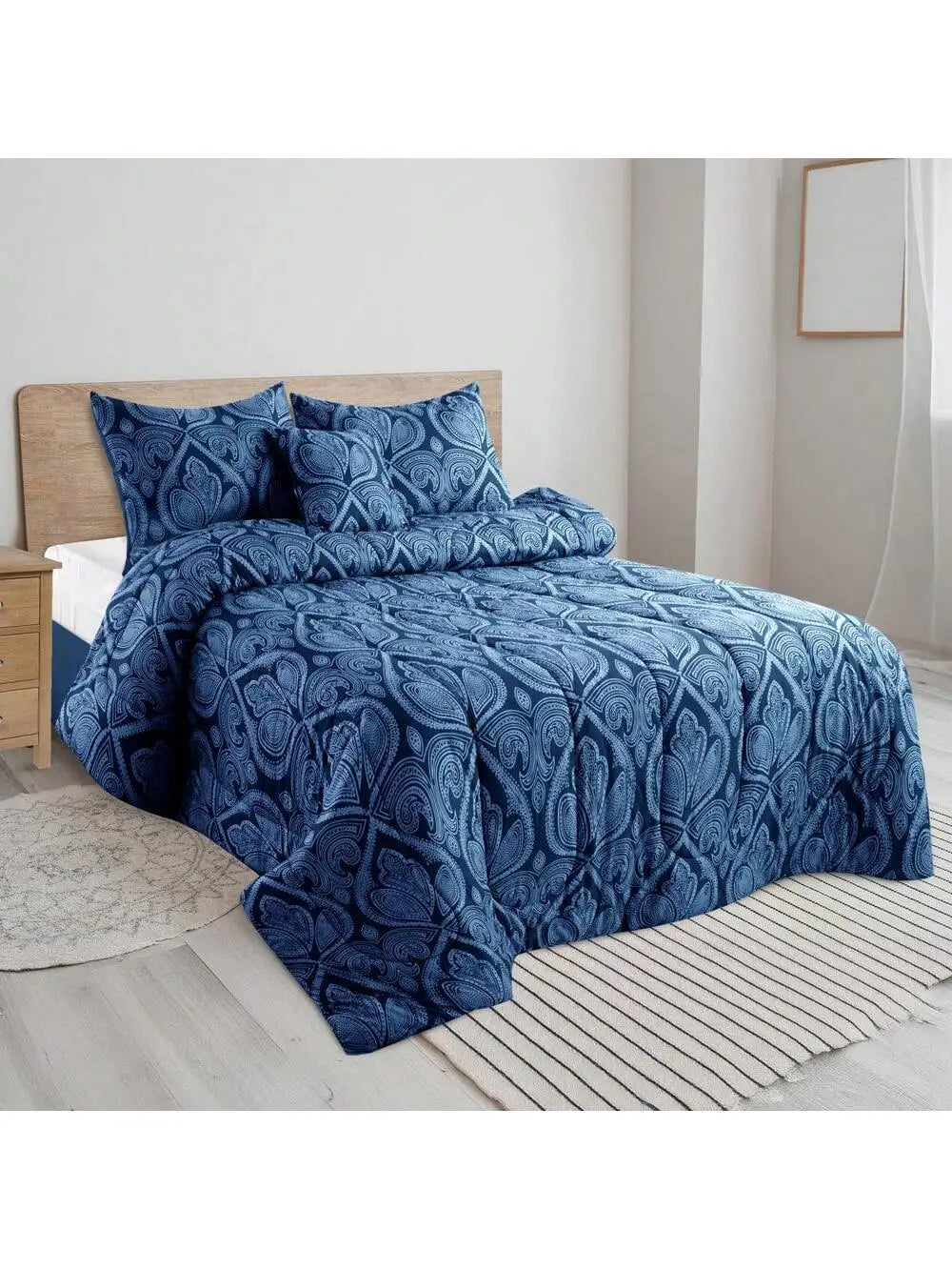 Premium Luxury Lyocell Summer Duvet Set - Ultra-Soft Breathable Cooling Blanket & Cool-Touch Bedding Sheet Set