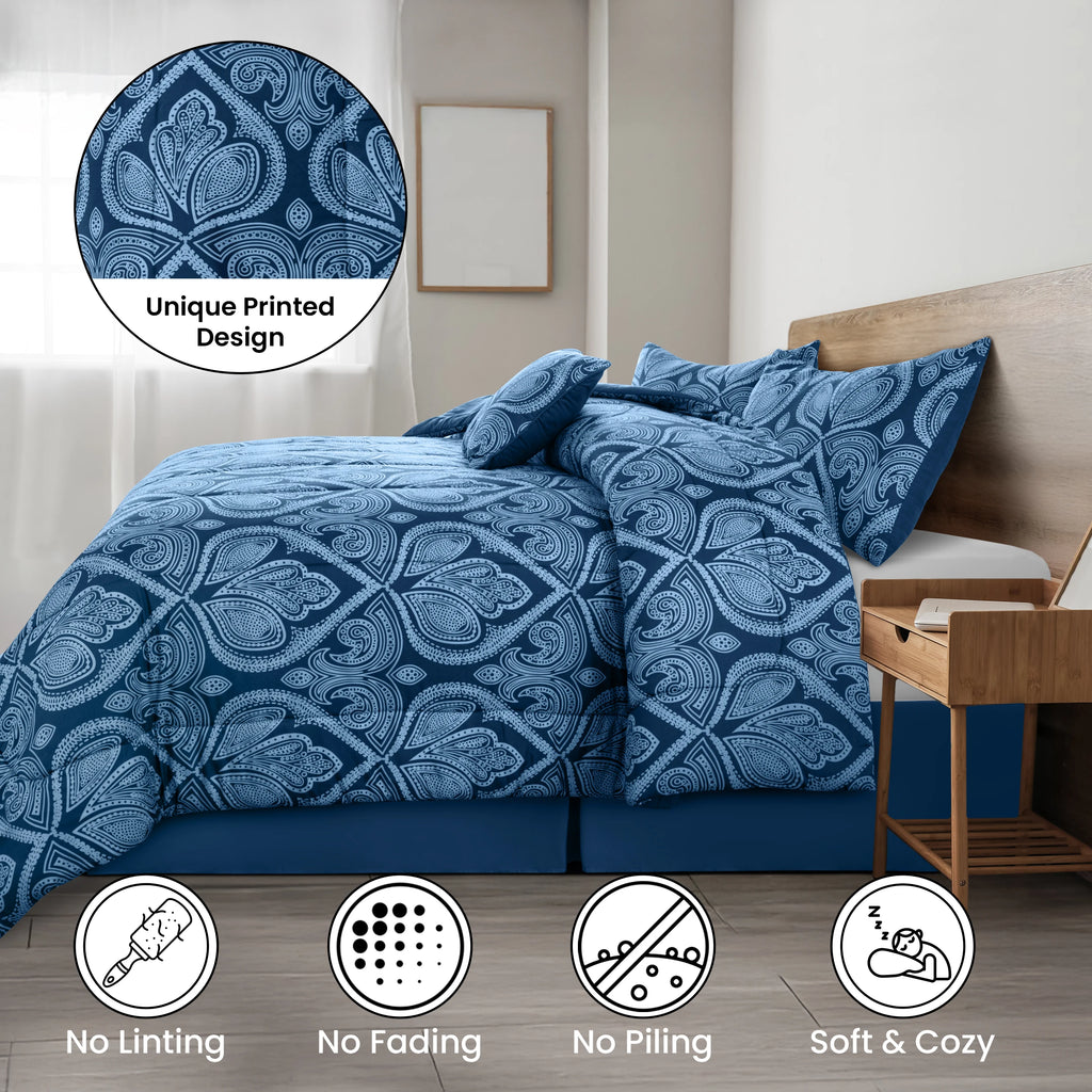 Premium Luxury Lyocell Summer Duvet Set - Ultra-Soft Breathable Cooling Blanket & Cool-Touch Bedding Sheet Set