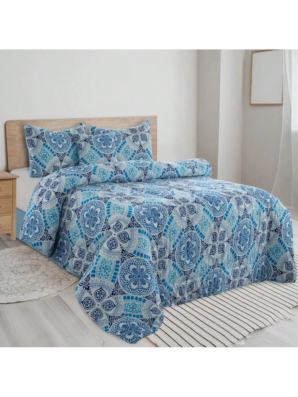 Premium Luxury Lyocell Summer Duvet Set - Ultra-Soft Breathable Cooling Blanket & Cool-Touch Bedding Sheet Set