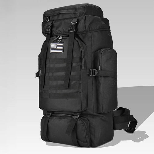 80L/100L Waterproof Tactical Mountaineering Backpack - Heavy Duty Hiking, Camping & Travel Rucksack