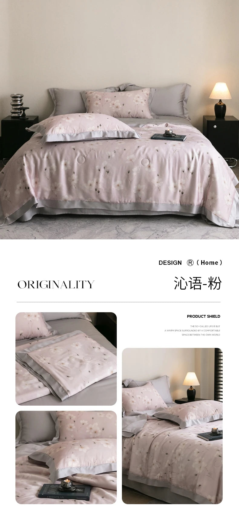 Premium Luxury Lyocell Summer Duvet Set - Ultra-Soft Breathable Cooling Blanket & Cool-Touch Bedding Sheet Set