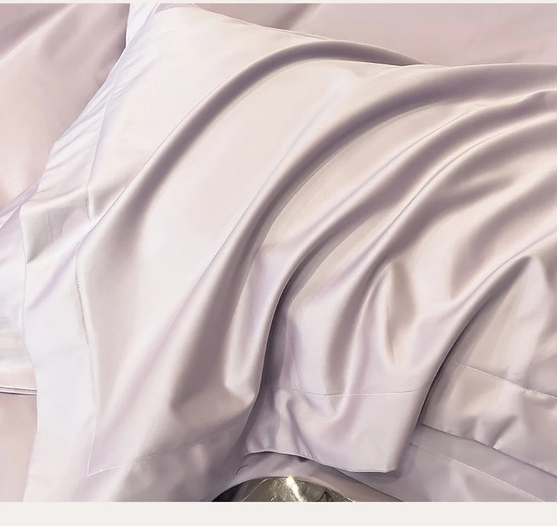 Premium 1000TC Egyptian Cotton Duvet Cover Set - Soft & Breathable Luxury Hotel Bedding (3-Piece)