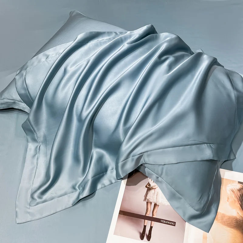 Premium 6A Mulberry Silk Duvet Cover - 100% Pure Silk Ultra-Soft & Breathable Quilt Cover