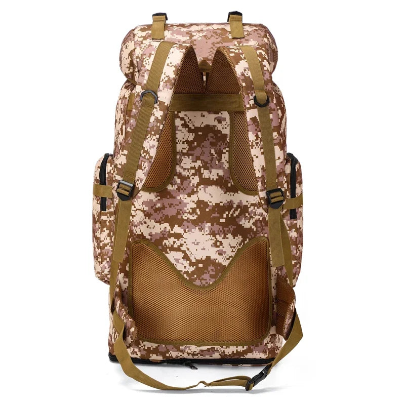 80L/100L Waterproof Tactical Mountaineering Backpack - Heavy Duty Hiking, Camping & Travel Rucksack