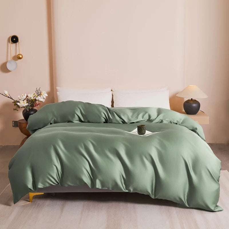 Premium 6A Mulberry Silk Duvet Cover - 100% Pure Long-Strand Silk Quilt Cover, Ultra-Soft & Breathable Bedding
