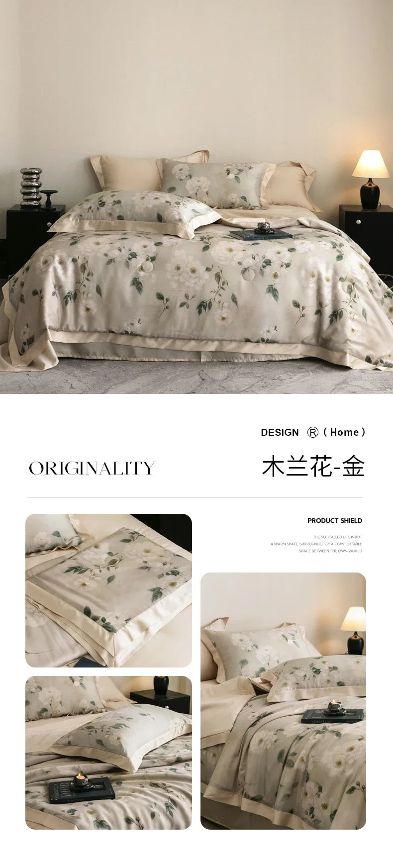 Premium Luxury Lyocell Summer Duvet Set - Ultra-Soft Breathable Cooling Blanket & Cool-Touch Bedding Sheet Set