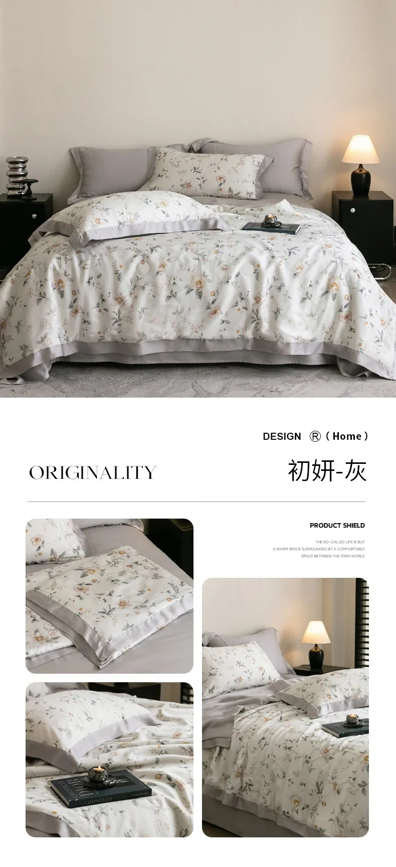 Premium Luxury Lyocell Summer Duvet Set - Ultra-Soft Breathable Cooling Blanket & Cool-Touch Bedding Sheet Set