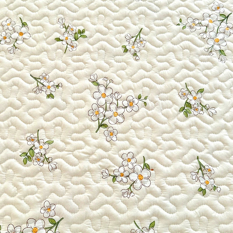 Thicken Bed Cover Floral Style Bedspread Home Bed Linen Double Bedspreads Adults Kids Room Bedsheet cubrecama (No Pillowcase)