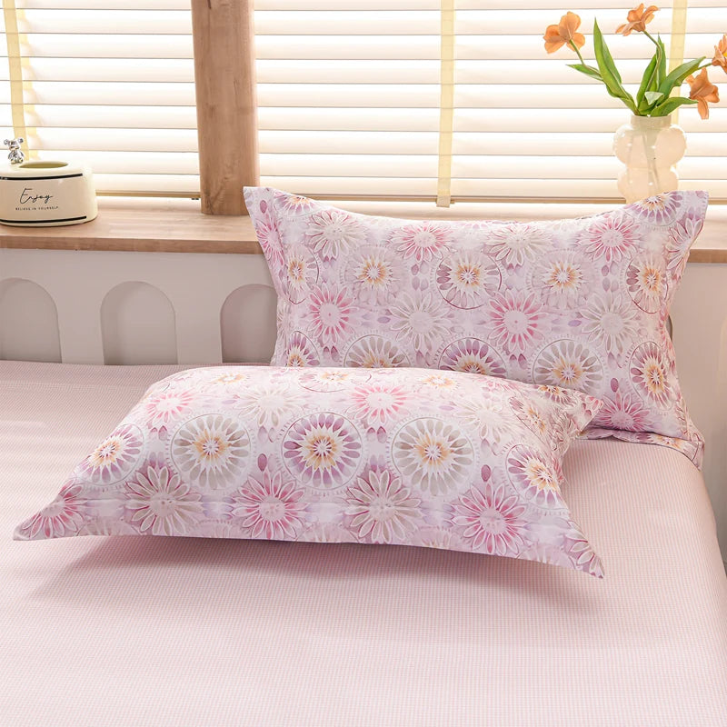Floral Summer Cooling Quilt - Lightweight Breathable Bedding Set