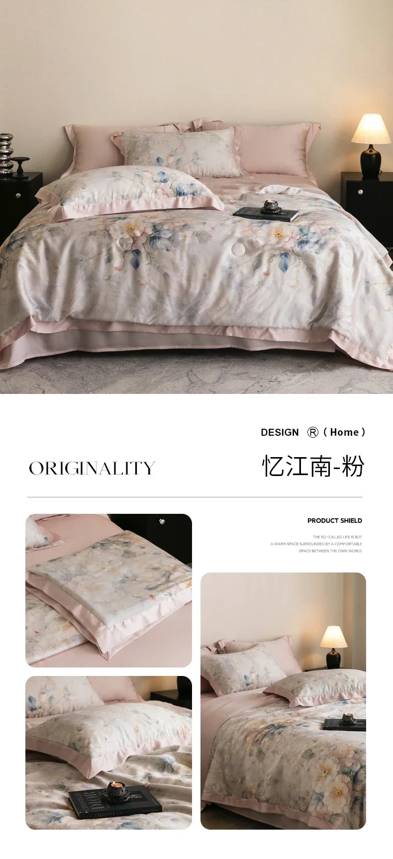 Premium Luxury Lyocell Summer Duvet Set - Ultra-Soft Breathable Cooling Blanket & Cool-Touch Bedding Sheet Set