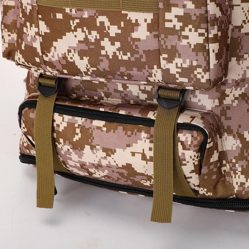 80L/100L Waterproof Tactical Mountaineering Backpack - Heavy Duty Hiking, Camping & Travel Rucksack