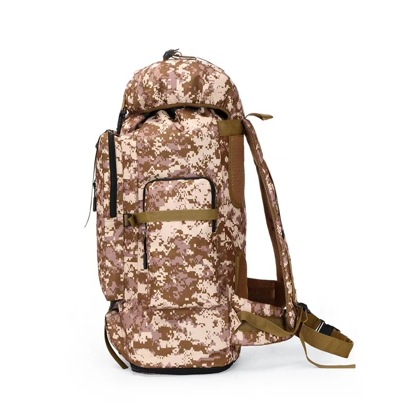 80L/100L Waterproof Tactical Mountaineering Backpack - Heavy Duty Hiking, Camping & Travel Rucksack