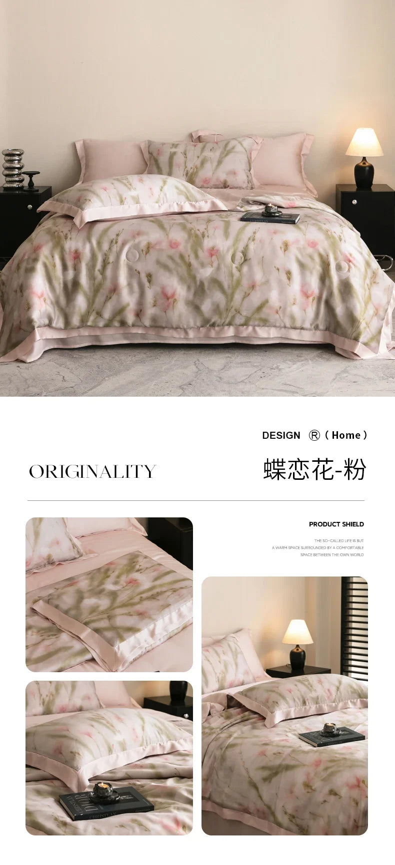 Premium Luxury Lyocell Summer Duvet Set - Ultra-Soft Breathable Cooling Blanket & Cool-Touch Bedding Sheet Set